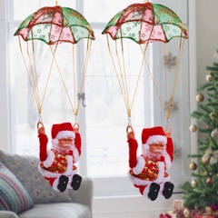Đồ chơi ông già Noel nhảy dù quà tặng giáng sinh và phụ kiện trang trí noel ngày lễ Giáng sinh