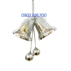 [Có sẵn] Chuông xanh dương - đỏ khắc hoa văn phụ kiện làm vòng nguyệt quế - phụ kiện trang trí cây thông noel giáng sinh