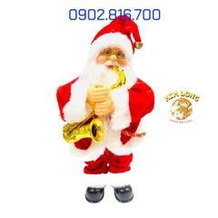 [Ảnh thật] TẶNG PIN Đồ chơi ông già Noel thổi kèn quà tặng giáng sinh - phụ kiện trang trí Noel dịp lễ Giáng sinh