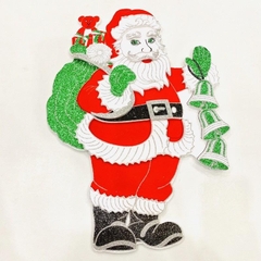 Hình dán ông già noel - tuần lộc - cây thông - người tuyết dán cửa dán kiếng bằng mouse xốp hình phụ kiện trang trí noel