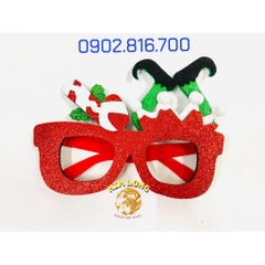 Mắt kính mắt kiếng noel ko tròng xinh xắn dễ thương cho bé trang phục NOEL ngày lễ giáng sinh