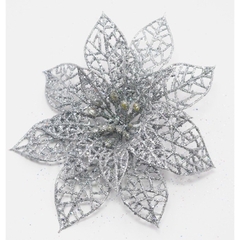 Sét 5 hoa trạng nguyên kim tuyến nhũ vàng đỏ size lớn 13cm trang trí cây thông noel vòng nguyệt quế tháp giỏ quà oản tài