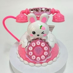 ĐỒ CHƠI ĐIỆN THOẠI BÀN HÌNH HOẠT HÌNH KUROMI CÓ ĐÈN VÀ ÂM THANH QUÀ TẶNG CHO BÉ    PKL