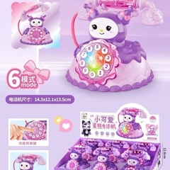 ĐỒ CHƠI ĐIỆN THOẠI BÀN HÌNH HOẠT HÌNH KUROMI CÓ ĐÈN VÀ ÂM THANH QUÀ TẶNG CHO BÉ    PKL