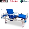 Giường bệnh 2 tay quay Lucass GB-H04 có bô vệ sinh
