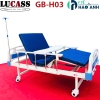 Giường y tế 2 tay quay Lucass GB-H03 nâng lưng nâng chân có khoét lỗ bô