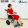 người ngồi xe lăn du lịch lucass x63 bánh nhỏ
