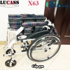 xe lăn lucass x63 khung nhôm gấp gọn