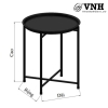 KHUNG BÀN XẾP GỌN CAFE MÀU ĐEN - VNH0020