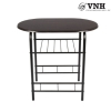Khung bàn ăn chân sắt sơn đen tĩnh điện - VNH03022