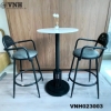 Bộ khung bàn ghế quầy bar, sơn đen tĩnh điện - VNH023003