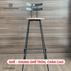 Ghế Bar Chân Cao Khung Tròn Vinahardware Kích Thước 0.85m