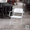 KHUNG GHẾ SẮT CAFE, SƠN TRẮNG - VNH03039C