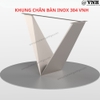 Bàn Ăn Chất liệu Inox 304 Dày 1.0 Ly (1080x310x730) - VNH1080I304