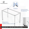 Bàn Làm Việc Chân Ống Oval Vinahardware