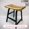KHUNG GHẾ ĐÔN SẮT SƠN ĐEN TĨNH ĐIỆN - VNH350450