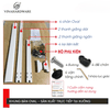 Bàn Làm Việc Chân Ống Oval Vinahardware