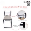 Khung Bàn Học Khung Sắt Liền Kệ Sách -  VNH0012341
