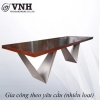 Bàn Ăn Chất liệu Inox 304 Dày 1.0 Ly (1080x310x730) - VNH1080I304