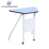 Bàn Xếp Học Sinh Di Động Hình Thang VinaHardware - Nội Thất Trường Học Gấp Gọn