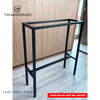 Bàn bar ván cao su phủ màu nâu cao 1028mm dài 1000mm, rộng 400mm