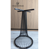 Bàn Cafe Ban Công Màu Đen Mặt Đá Marble cao 750mm