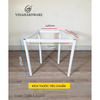 Bàn hình thang kèm ván mdf sơn tĩnh điện bo cạnh lắp đặt sẵn - D450xR420xS400xC750mm