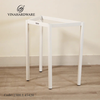 Bàn hình thang kèm ván mdf sơn tĩnh điện bo cạnh lắp đặt sẵn - D450xR420xS400xC750mm