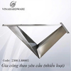 Bàn họp kết hợp bàn ăn uống cao cấp dạng tháo lắp - Ván me tây Dài 1800 x Rộng 800mm, ván dày 50mm