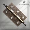 Bản lề lá xi đồng giả cổ 63mm – Mã 1230.3.11108