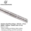 Bản lề lá piano inox 201 – Bản rộng 37mm × Dài 1000mm – Mã 1240.1.37102