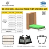 Tay nâng giường âm tủ 8 lò xo 2700.1.44291