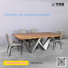 Bàn Ăn Chất liệu Inox 304 Dày 1.0 Ly (1080x310x730) - VNH1080I304