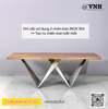 Bàn Ăn Chất liệu Inox 304 Dày 1.0 Ly (1080x310x730) - VNH1080I304