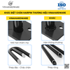 Chân bàn sắt 2 nan láp 8mm - Chân Hairpin  Vinahardware - Mã 2103.1.15006