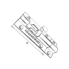 Then Chốt cửa 40mm Inox 201 5401.4.21402