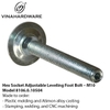 Chân tăng chỉnh M10 đầu khóa lục giác chìm 8106.0.10504