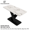 Khung bàn ăn chữ X Vinahardware – Kích thước D1000×R500×C730 mm 2300.1.45456