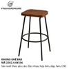 Khung Ghế Bar 2302.4.04506 – Sắt Ống Ø22mm