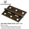 Bản lề lá giả cổ cho cửa tủ | Mã 1230.3.11168 | Dài 60mm