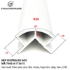 Nẹp Dưỡng Nhựa Bo Góc – Mã 7400.4.171815