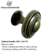 Núm tay nắm tròn cổ điển – Đúc đặc hợp kim atimon | Ø30mm | Mã sản phẩm: 1307.1.03172