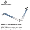 Tay chống cửa inox dạng compass – Mã sản phẩm 1802.4.20911