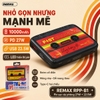 Sạc dự phòng REMAX RPP-B1 10000mah sạc nhanh typeC PD 27W USB QC 22.5W - thiết kế kiểu cassette (cam)
