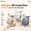 [CÓ 3C / CCC] Pin Dự Phòng kiêm bộ sạc Remax FP-90 10000mAh mini Cổng TypeC 20W, Cáp TypeC 22.5W, Chân cắm 220V