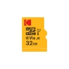Thẻ nhớ microSDXC Kodak 32GB EKMSDM32GHC10K UHS-I U1 V10 hỗ trợ ghi hình FullHD - kèm adapter SD (vàng)