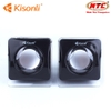 Loa vi tính 2.0 Kisonli V410 có tăng giảm âm trên dây loa - Bảo Hành 12 Tháng (nhiều màu)