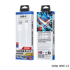 Cáp sạc nhanh typeC 120W Wekome WDC-22 truyền dữ liệu - hỗ trợ chuẩn VOOC, SuperVOOC, PD, QC, AFC (trắng)