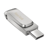 USB OTG 512GB Sandisk SDDDC4 Drive Luxe TypeC 3.1 tốc độ 150MB/s - Vỏ kim loại nguyên khối (Bạc)