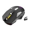Chuột gaming không dây wireless Ziyoulang X18 slient cực êm dùng pin sạc - DPI lên đến 2400 (Đen)